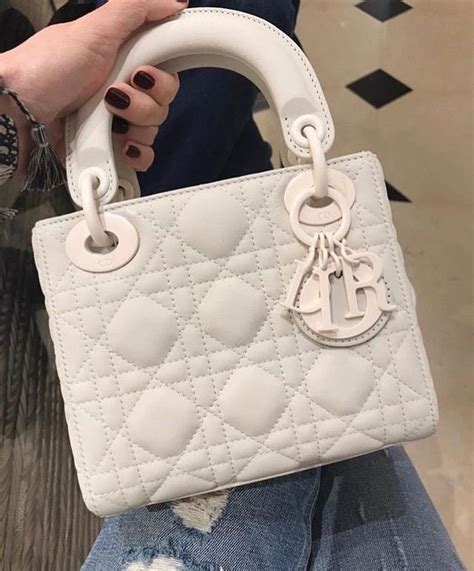 dior bag white and black|Dior white bag price.